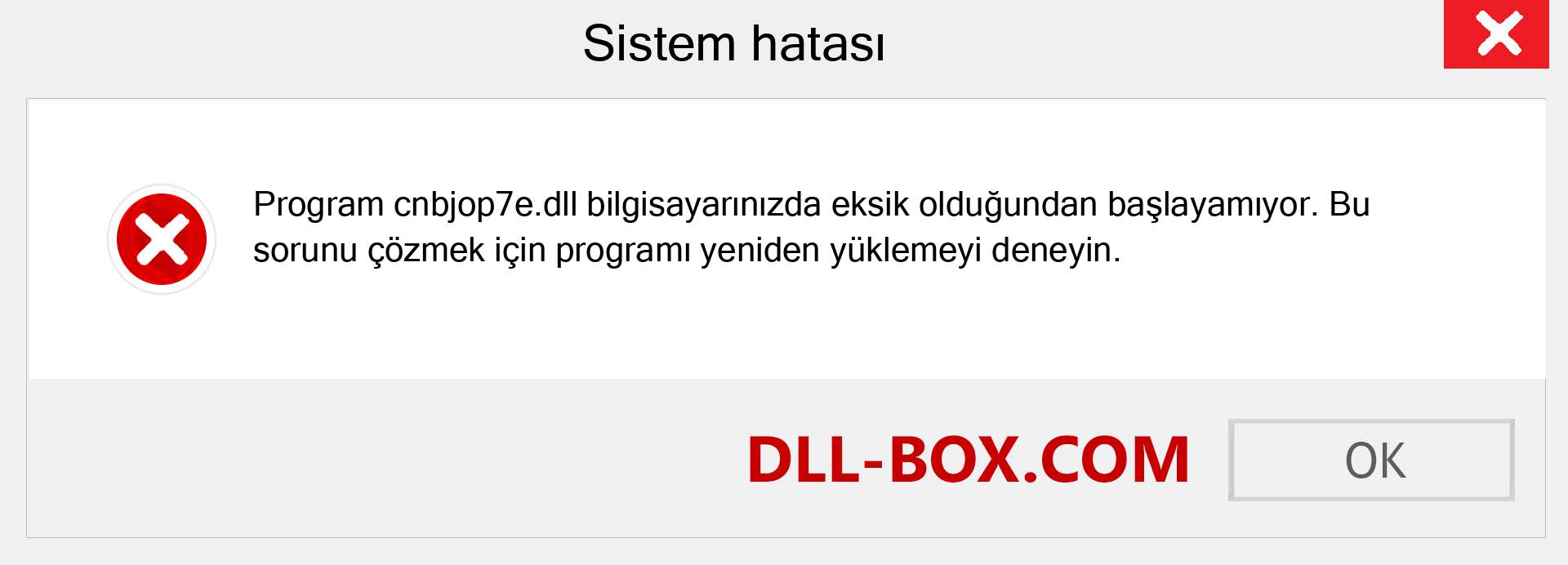 cnbjop7e.dll dosyası eksik mi? Windows 7, 8, 10 için İndirin - Windows'ta cnbjop7e dll Eksik Hatasını Düzeltin, fotoğraflar, resimler